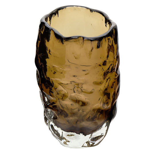 Tobacco Murano Glass “Burri” Vase
