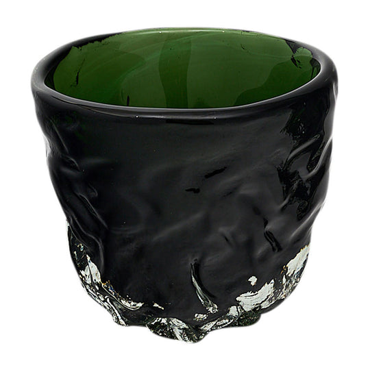 Green Murano Glass “Burri” Vase