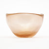 Murano Glass Amber Avventurina Bowl