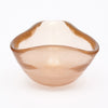 Murano Glass Peach Bowl