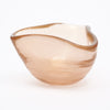 Murano Glass Peach Bowl