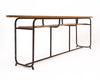 French Industrial Console Table