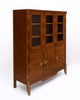 Art Deco Parquet French Bookcase