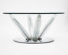 Roche Bobois Glass and Chrome Coffee Table - ON HOLD