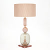 Murano Glass Modernist Pink Table Lamps