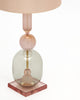 Murano Glass Modernist Pink Table Lamps