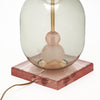 Murano Glass Modernist Pink Table Lamps