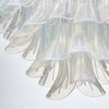 Italian Murano Glass Iridescent Leaves Chandelier