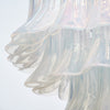 Italian Murano Glass Iridescent Leaves Chandelier