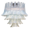 Italian Murano Glass Iridescent Leaves Chandelier