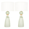 Murano Glass Light Green Lamps
