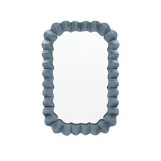 Murano Glass Blue “Denim" Mirror