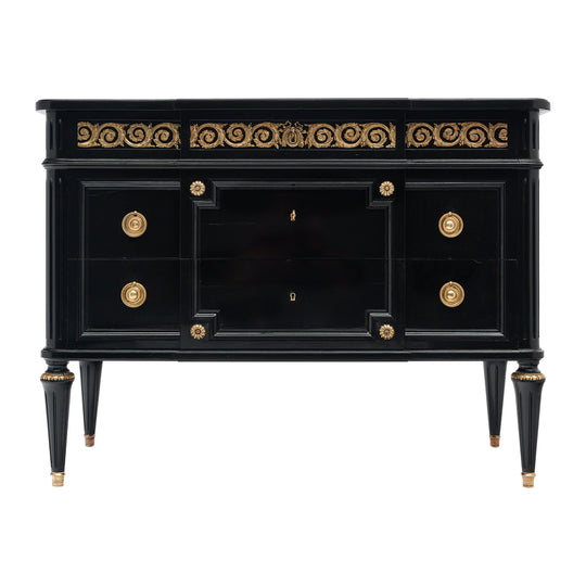 Louis XVI Ebonized Chest of Drawers