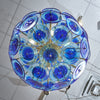 Murano Glass Disc Cobalt Sputnik Chandelier