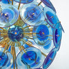 Murano Glass Disc Cobalt Sputnik Chandelier