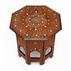 Indian Side Table from Hoshiarpur with Bone Inlay