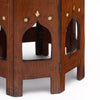 Indian Side Table from Hoshiarpur with Bone Inlay