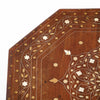 Indian Side Table from Hoshiarpur with Bone Inlay