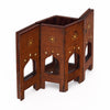 Indian Side Table from Hoshiarpur with Bone Inlay