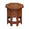 Indian Side Table from Hoshiarpur with Bone Inlay