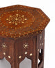 Indian Hoshiarpur Side table with Bone Inlay