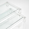 French Vintage Lucite Nesting Tables