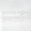 French Vintage Lucite Nesting Tables