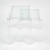 French Vintage Lucite Nesting Tables