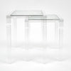 French Vintage Lucite Nesting Tables