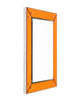 Orange Philippe Starck Modernist Vintage Mirror