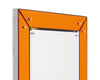 Orange Philippe Starck Modernist Vintage Mirror