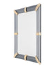 Murano Glass Gray “Rigadin” Mirror