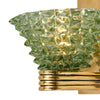 Murano Glass Green Rostrate Sconces