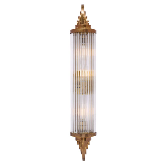 Single Art Deco Period French Glass Sconce