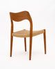 Set of 12 Niels Møller Model No. 71 Dining Chairs