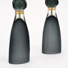 Murano Glass Dark Gray Table Lamps