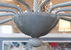 Venetian Glass Chandelier, Murano, Italy, Gray