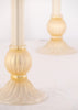 Murano Pair of “Incamiciato” Glass Lamps