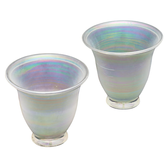 Murano Glass “Girasole” Prismatic Vases