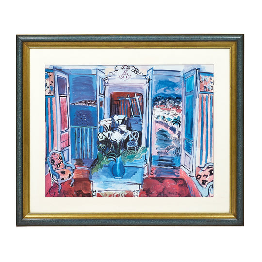 “Interior with Open Windows” Print by Raoul Dufy