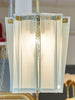 Modernist Murano Glass Frosted Chandelier