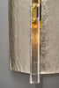 Silver Leaf Murano Glass Sconces
