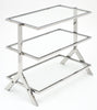 Chrome and Glass Console/Side Table
