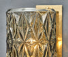 Modernist Diamond Murano Glass Sconces