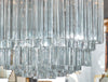 Azzurino Murano Glass “Triedri" Chandelier