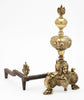 French Bronze Antique Andirons