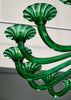 Emerald Green Murano Glass Chandelier
