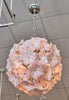 Murano Glass Pink Flower Chandelier by Cenedese