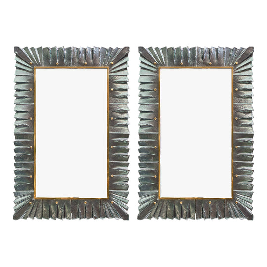 Murano Glass Aqua Mirrors