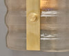 Murano Glass and Brass Sconces